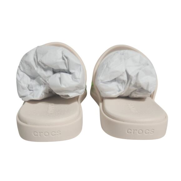 CROCS Cream Women Sandals - Picture 6 of 8